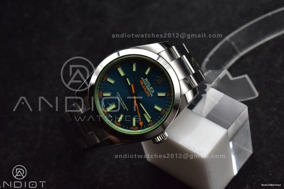 Milgauss on Edition SS 116400 Dial 909 VS 1:1 Bracelet VSF 904L Youthful Steel GV Blue Best 0927